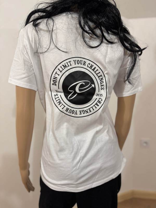 T-shirt blanc slogan motivation