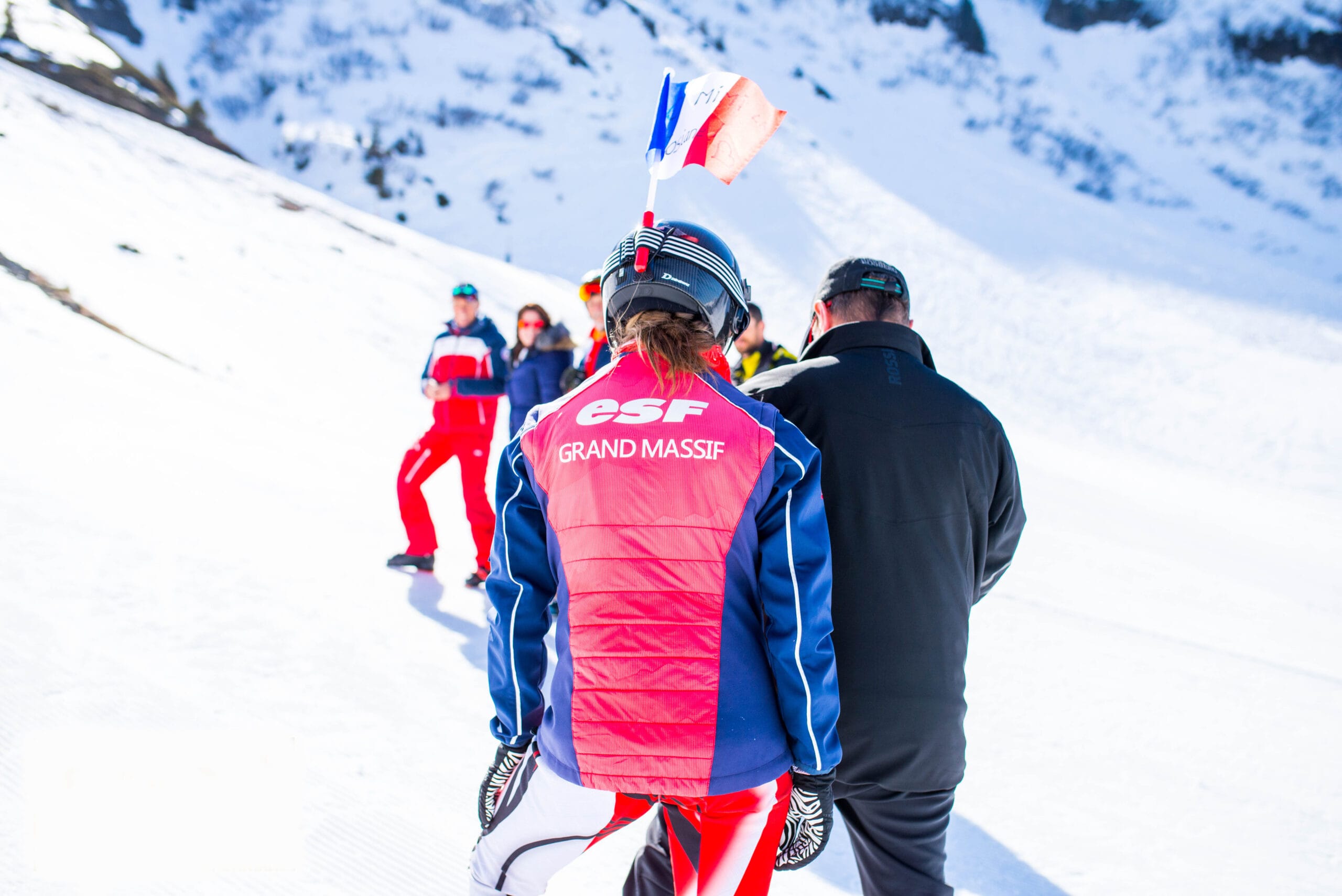 ESF ski instructor at Grand Massif